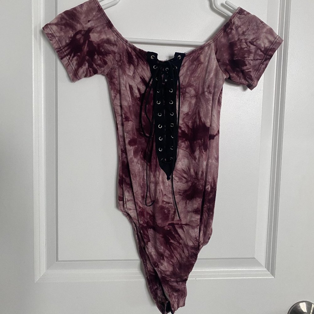 Off the shoulder body suit